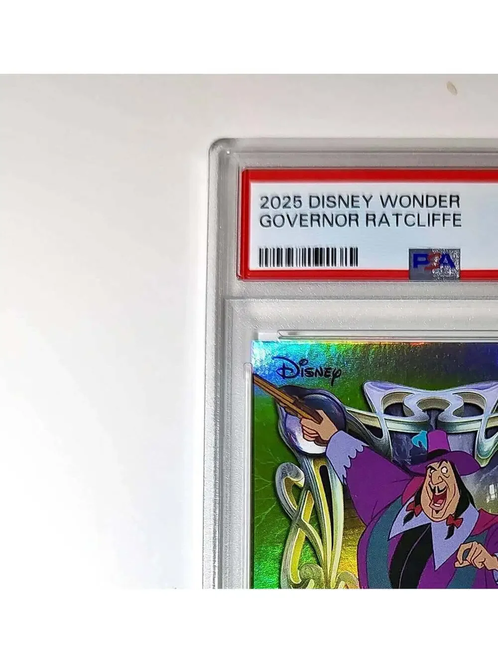 Governor Ratcliffe 2025 Topps Disney #179 Card Pocahontas PSA 8 NM-MT